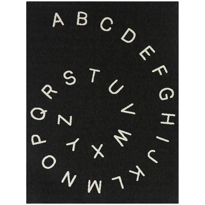 Alpha Alphabet Kids' Rug Black - Balta Rugs 7 Alpha Alphabet Kids' Rug Black - Balta Rugs - Image 5