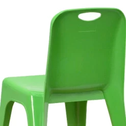 Emma And Oliver 2 Pack Plastic Stackable School Chair With Carrying Handle And 11"H Seat -Children Furniture Store GUEST 28a23a86 464a 45ec 9888 98607096bc56