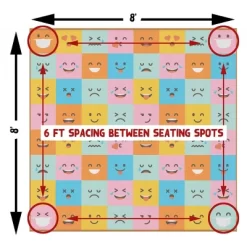 Deerlux 6 Ft. Social Distancing Colorful Kids Classroom Seating Area Rug, Emoji Mask Design 15 Deerlux 6 Ft. Social Distancing Colorful Kids Classroom Seating Area Rug, Emoji Mask Design -Children Furniture Store GUEST 28abbf41 4bac 4ba2 8d6d 081e74f79560