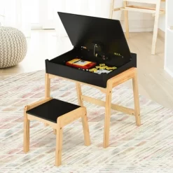 Costway Kids Table & Chair Set Wooden Activity Art Study Desk W/Storage Space 16 Costway Kids Table & Chair Set Wooden Activity Art Study Desk W/Storage Space -Children Furniture Store GUEST 28d1167d ed35 44ba adce f0b0372c251d