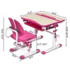 Costway Children Desk Chair Set Adjustable Study Table Drawer Winged Backrest Chair -Children Furniture Store GUEST 28f6d7b3 7133 4b8c 852a 49159e12b3c8