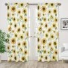 2pc Sweet Jojo Designs Sunflower Window Panel
