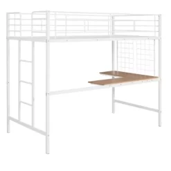 Twin Metal Loft Bed With Desk And Metal Grid - ModernLuxe 19 Twin Metal Loft Bed With Desk And Metal Grid - ModernLuxe -Children Furniture Store GUEST 299a2b9b f653 4bd5 999b b86c533c27b4