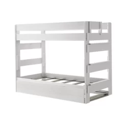 Max & Lily Farmhouse Twin Over Twin Bunk Bed With Trundle -Children Furniture Store GUEST 2a420b13 0840 45c8 84a3 63979782b920