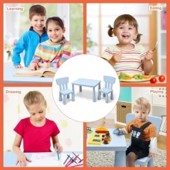 Costway Kids Table & 2 Chairs Set Toddler Activity Play Dining Study Desk Baby Gift -Children Furniture Store GUEST 2aa2f3bd 3a18 4191 84d9 14248bbebc1a