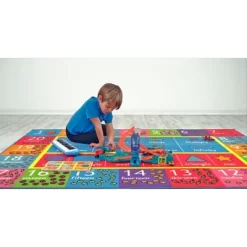 KC CUBS Boy & Girl Kids Math Symbols, Numbers & Shapes Educational Learning & Fun Game Play Area Nursery Bedroom Classroom Rug Carpet -Children Furniture Store GUEST 2bc2d646 0fe5 4b38 96fa 922888fe2b3f