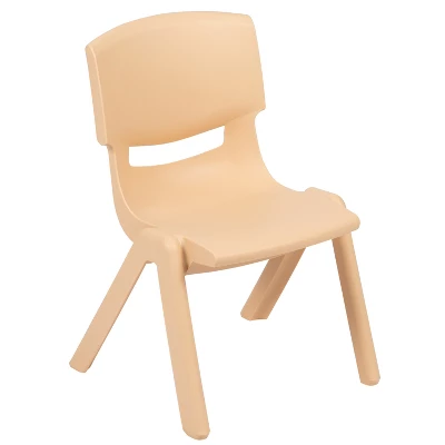 Flash Furniture 2 Pack Plastic Stackable School Chair With 10.5" Seat Height 5 Flash Furniture 2 Pack Plastic Stackable School Chair With 10.5" Seat Height - Image 3