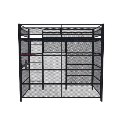 Twin Battle Den Gaming Bunk Bed With TV Mount Black - X Rocker 13 Twin Battle Den Gaming Bunk Bed With TV Mount Black - X Rocker - Image 11