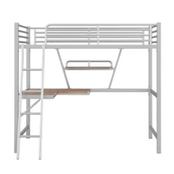 Twin Size Loft Metal Bed With Desk And Shelves - ModernLuxe 16 Twin Size Loft Metal Bed With Desk And Shelves - ModernLuxe -Children Furniture Store GUEST 2dd3fa3d ee33 43cf b746 affda4466a56