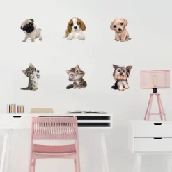 Cats & Dogs Wall Decor - Decalcomania -Children Furniture Store GUEST 2e2310e5 0c23 47fb b85a f7f1d1af8ebc
