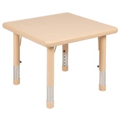 Flash Furniture 24" Square Plastic Height Adjustable Activity Table -Children Furniture Store GUEST 2febda5d 9433 44f6 9bf0 611f1c987b67 1