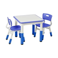 ECR4Kids Square Resin Dry-Erase Adjustable Activity Table With 2 Chairs (3-Piece Set) 18 ECR4Kids Square Resin Dry-Erase Adjustable Activity Table With 2 Chairs (3-Piece Set) -Children Furniture Store GUEST 31bc0665 9f69 449d ab83 7f9c64b8d2ff