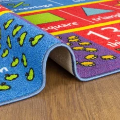 KC CUBS Boy & Girl Kids Math Symbols, Numbers & Shapes Educational Learning & Fun Game Play Area Nursery Bedroom Classroom Rug Carpet -Children Furniture Store GUEST 31fec62a f20e 4ee6 8324 f97962d2e3f1