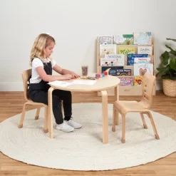 ECR4Kids Bentwood Chairs, Stackable School Chairs, Assembled, 2-Pack - Natural -Children Furniture Store GUEST 32899e93 2890 411f 9a5c 6f9930de0c5b