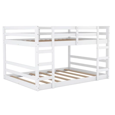 Twin Over Twin Bunk Bed With Ladder-ModernLuxe 6 Twin Over Twin Bunk Bed With Ladder-ModernLuxe - Image 4