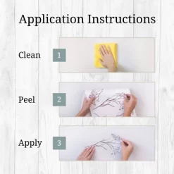 Floral Stems Wall Decor - Decalcomania -Children Furniture Store GUEST 334c8f1b cca0 4874 b16b ef4dafc423c5