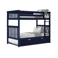 Max & Lily Twin Over Twin Bunk Bed With Trundle -Children Furniture Store GUEST 339ee264 b93b 4718 9e1b 193d88c75217