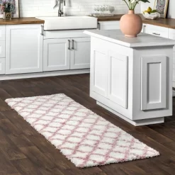 NuLOOM Nelda Trellis Kids Shag Area Rug