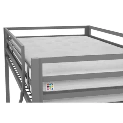 Twin Over Twin Maxwell Metal Bunk Bed Gray - Novogratz -Children Furniture Store GUEST 35e6e2dc c4e0 4b9e 90d5 1b7d6c252bbc