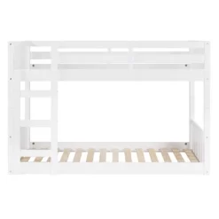 Twin Over Twin Wood Detachable Slat Bunk Bed - Saracina Home 36 Twin Over Twin Wood Detachable Slat Bunk Bed - Saracina Home -Children Furniture Store GUEST 3653afd5 9e5e 4836 82c7 328bb35a97cb