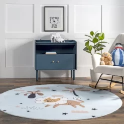 NuLOOM Jalissa Lion Dreams Machine Washable Kids Area Rug -Children Furniture Store GUEST 38afde58 e16c 4eb2 9127 b4ae955a3c73