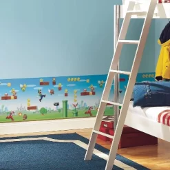 Super Mario Scene Peel & Stick Wall Border - RoomMates -Children Furniture Store GUEST 3912f363 4db7 429d 80a8 16b730a9c954