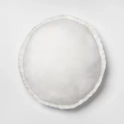 Faux Fur Floor Kids' Pillow Cream - Pillowfort™ -Children Furniture Store GUEST 3a082ea1 2537 4cd1 bbb5 134721edad48