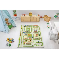39"x59" Traffic Green 3D Play Rug - IVI -Children Furniture Store GUEST 3a6308ca 609f 4557 bdf1 d7135ffe86db