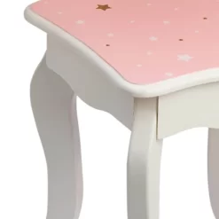 Fashion Twinkle Star Gisele Play Vanity Set Pink/White - Teamson Kids -Children Furniture Store GUEST 3a81655a 55dd 455c 9a2e 928085150df1