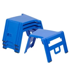 ECR4Kids Linking Stools, Children's Stackable Seat, Portable Floor Table, 4-Piece -Children Furniture Store GUEST 3dd7183b 64c1 4953 bef9 8c135e249aaa