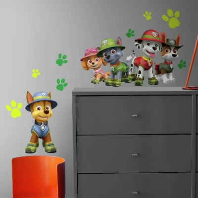 RoomMates PAW Patrol Jungle Peel And Stick Giant Wall Decals Single Sheet 4 RoomMates PAW Patrol Jungle Peel And Stick Giant Wall Decals Single Sheet - Image 2