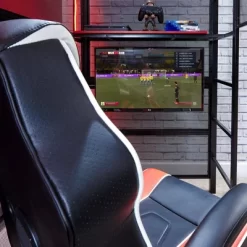 Twin Battle Den Gaming Bunk Bed With TV Mount Black - X Rocker 19 Twin Battle Den Gaming Bunk Bed With TV Mount Black - X Rocker -Children Furniture Store GUEST 3e373df0 c493 4c48 b1eb b2caae699b3f