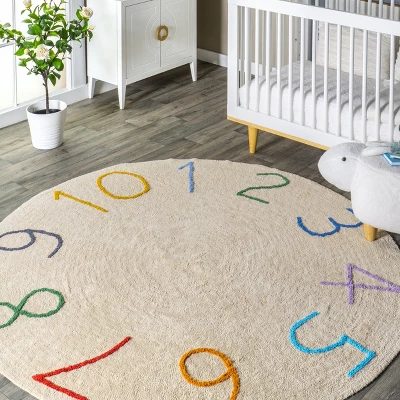 NuLOOM Arely Numbers Machine Washable Kids Area Rug 10 NuLOOM Arely Numbers Machine Washable Kids Area Rug - Image 8