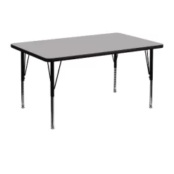 Flash Furniture 30''W X 48''L Rectangular Thermal Laminate Activity Table - Height Adjustable Short Legs 7 Flash Furniture 30''W X 48''L Rectangular Thermal Laminate Activity Table - Height Adjustable Short Legs -Children Furniture Store GUEST 3f088a5d c3ec 4a1a 8918 ac81f3d167e5