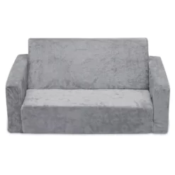 Delta Children Kids' Serta Perfect Sleeper Extra Wide Comfy 2-in-1 Flip Open Convertible Sofa To Lounger - Gray -Children Furniture Store GUEST 3f43d362 42c8 4775 b261 421390465588