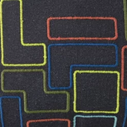 Teen Canvas Embroidered Throw Pillow Yellow/Gray/Blue - Makers Collective -Children Furniture Store GUEST 3f50bfdf 48be 4d35 a9cd 53195dceec87