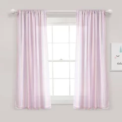 Kids' Rainbow Sheer Rod Pocket With Lining Single Window Curtain Panel Rainbow/White - Lush Décor 12 Kids' Rainbow Sheer Rod Pocket With Lining Single Window Curtain Panel Rainbow/White - Lush Décor -Children Furniture Store GUEST 4068f937 8c3e 4d80 b16e 0717ab4086a8