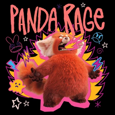 Junior's Turning Red Panda Rage Mei Lee T-Shirt 3 Junior's Turning Red Panda Rage Mei Lee T-Shirt