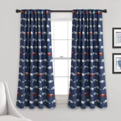 Kids' Race Cars Room Darkening Window Curtain Set Navy/Red - Lush Décor -Children Furniture Store GUEST 41c4f3b3 d735 4d60 b0e7 39d7e47fb752