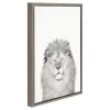 24" X 18" Lion Framed Canvas Art - Uniek -Children Furniture Store GUEST 425f2272 b78c 4ad9 81bd 70892bf84dd2