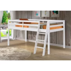 Twin Roxy Junior Loft Bed White - Bolton Furniture