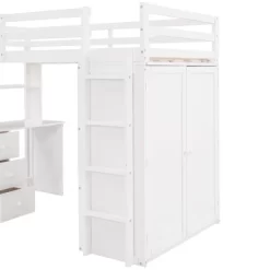 Twin Size Loft Bed With Drawers, Desk And Wardrobe-ModernLuxe -Children Furniture Store GUEST 43b44735 eada 40f0 8292 d3c5b4d19ee2