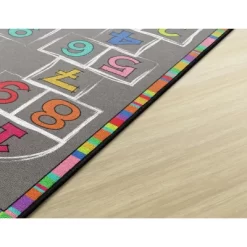 Flagship Carpets Hopscotch Rainbow Numbers Children's Area Rug, 3' X 5' -Children Furniture Store GUEST 43f89c80 5c33 4b0e afde 62610cbc6a4d