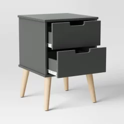 Modern Kids' Nightstand Dark Gray - Pillowfort™ -Children Furniture Store GUEST 459cdb43 3af5 4fcf 9b5f 80d9f464a95c