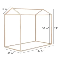 Sweedi House Bed - Natural Poplar - South Shore -Children Furniture Store GUEST 45b07286 3711 4bb3 9e97 4a4220e82e0f