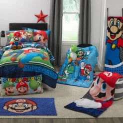 Super Mario Nintendo Mario Throw Pillow -Children Furniture Store GUEST 45c626a6 ff96 44e7 bbda dbd47d2f055b
