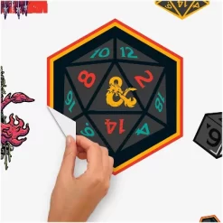 Dungeons & Dragons Peel And Stick Wall Decals - RoomMates -Children Furniture Store GUEST 46343896 f228 4433 8b38 e474faae00e5