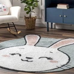 NuLOOM Vera Bunny Machine Washable Kids Area Rug 18 NuLOOM Vera Bunny Machine Washable Kids Area Rug -Children Furniture Store GUEST 4704ada1 f6d6 4009 ba40 1359cf8e3007