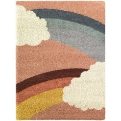 5'3"x7' Bella Rainbow Cloud Shag Kids' Rug - Balta Rugs -Children Furniture Store GUEST 4764bc89 ba94 45eb 9951 fb47012fa160