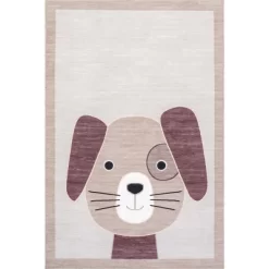 NuLOOM Rizzo Puppy Kids Machine Washable Area Rug -Children Furniture Store GUEST 47e0586b b249 464d a8c0 59399f1b2c2d